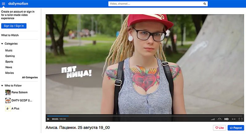 В России заблокировали видеохостинг Dailymotion
