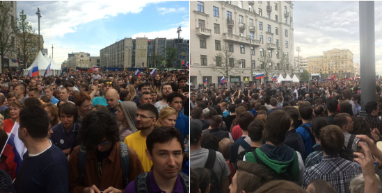 Митинг Навального 12 июня, скриншот 2