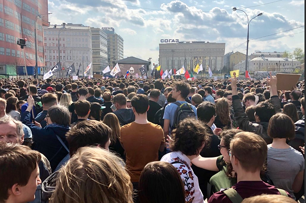Митинг против цензуры в Москве