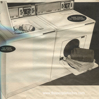 Комбинированная стиральная машина с сушилкой 1962 года США