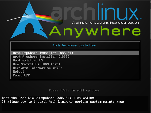 Установка archlinux на ssd